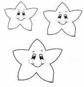 desenho de estrela para colorir