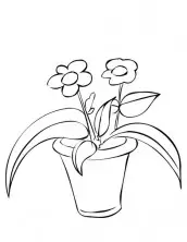 desenho de flor para pintar