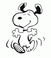 desenho do snoopy para pintar