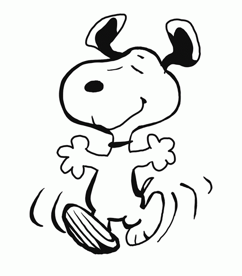 desenho do snoopy para pintar