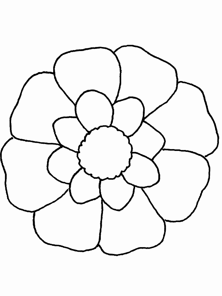desenho para colorir de flor