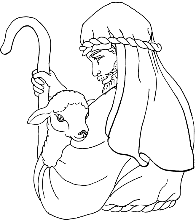 desenho para colorir de jesus