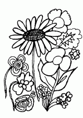 desenho para imprimir flor