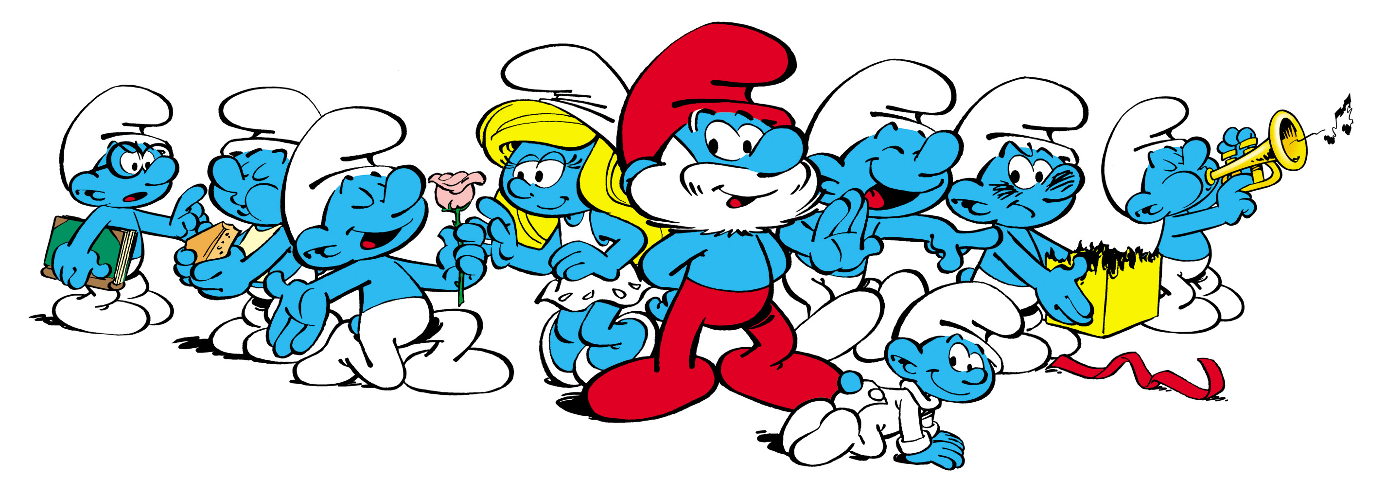 desenho smurfs