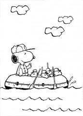 desenhos animados do snoopy para pintar