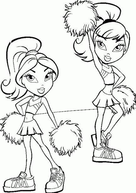 desenhos da bratz para colorir