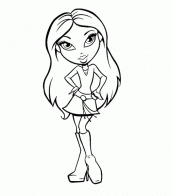 desenhos da bratz para imprimir