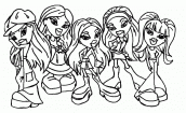 desenhos das bratz para imprimir