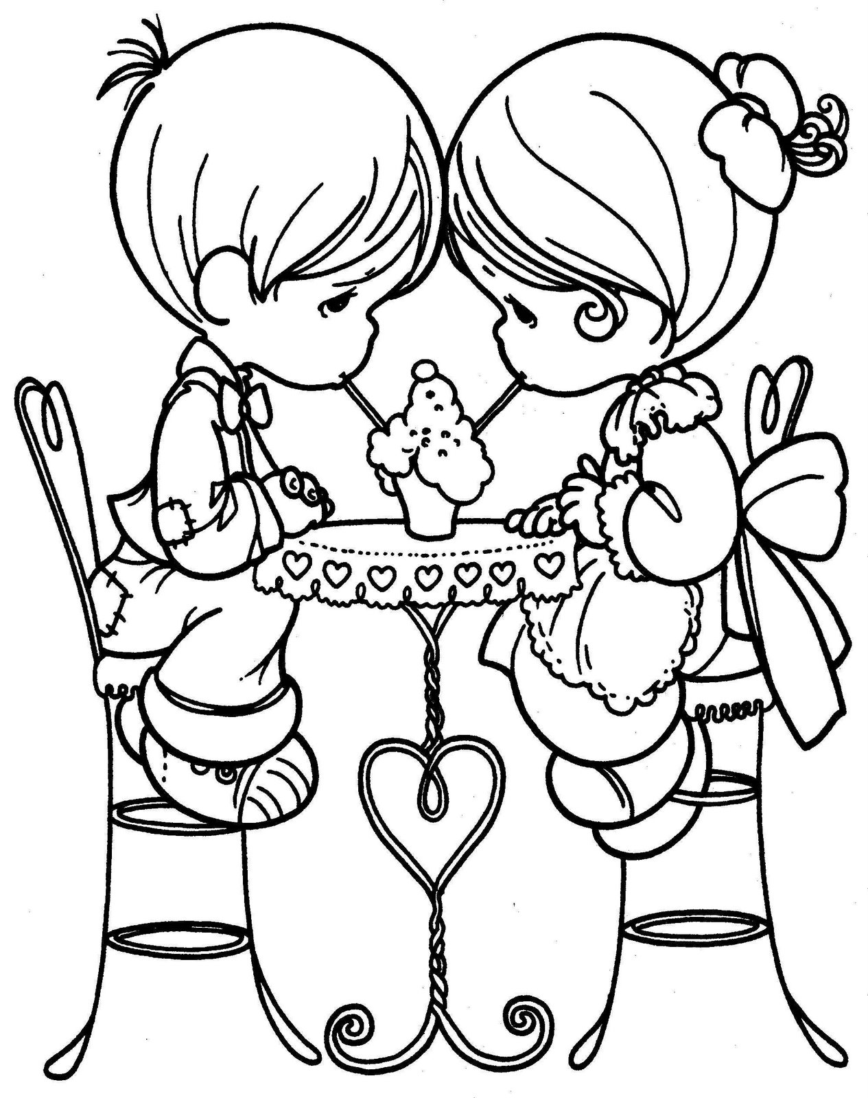 desenhos de amor para colorir