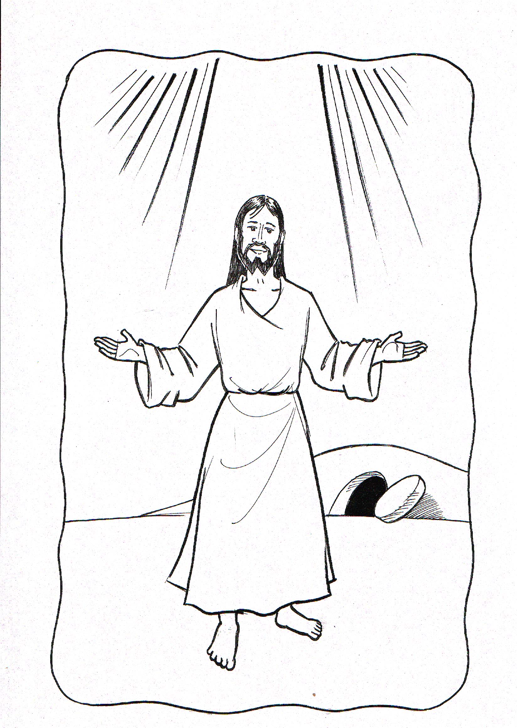 desenhos de jesus para colorir
