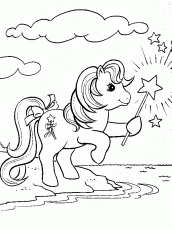 desenhos de ponei para colorir