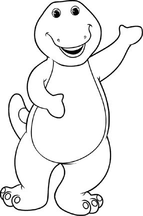 desenhos do barney para colorir