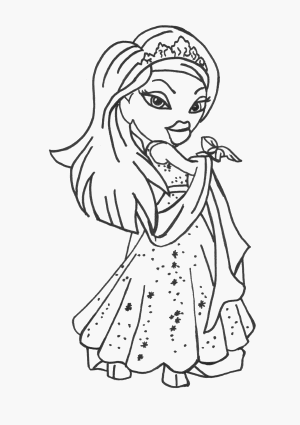 desenhos para colorir bratz