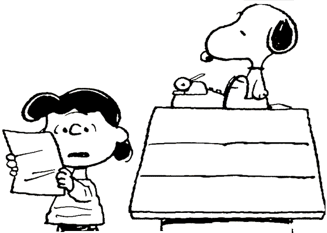 desenhos para colorir do snoopy