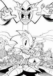 desenhos para colorir do sonic