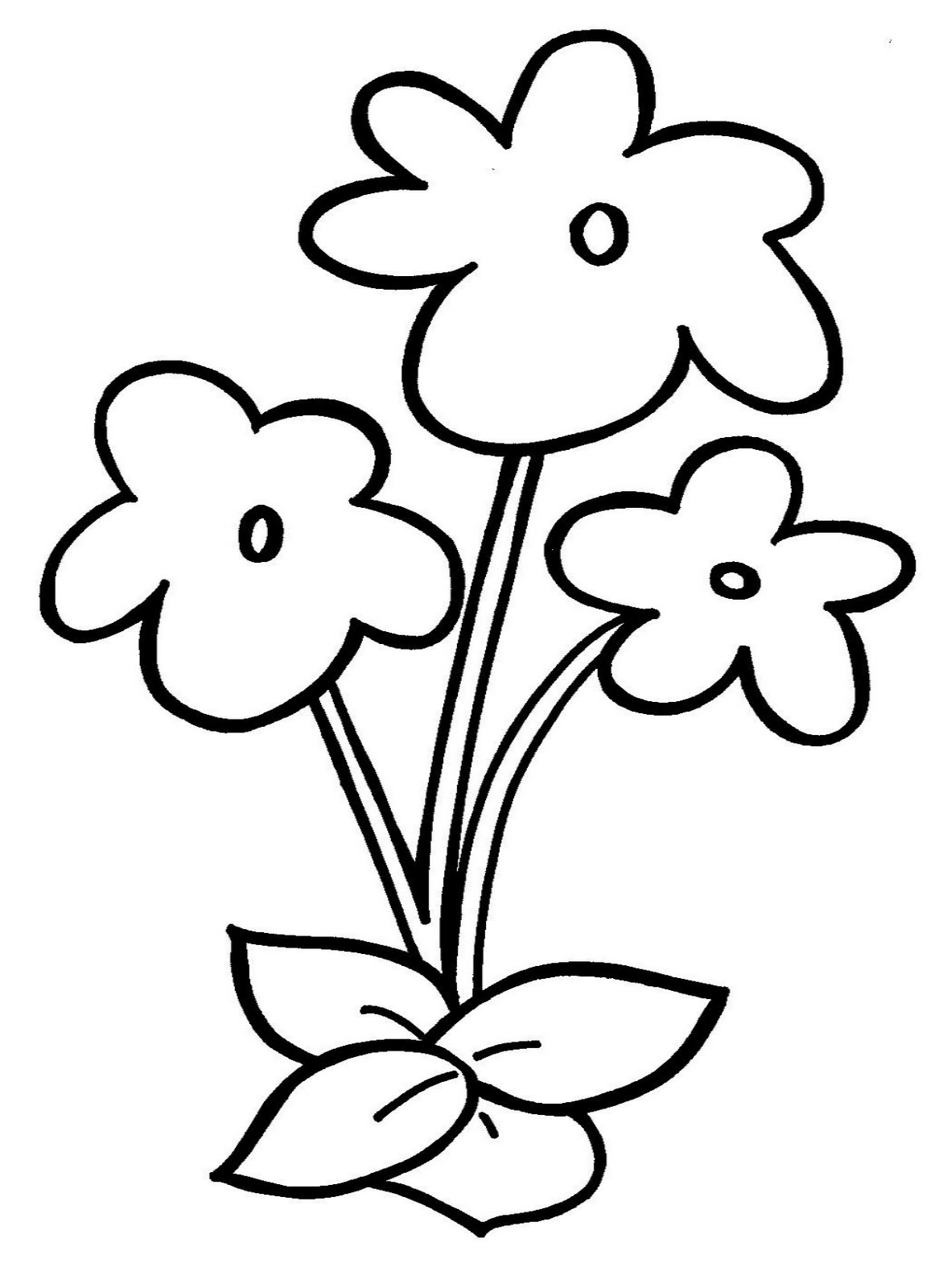 desenhos para colorir flor