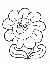 flor desenho para pintar