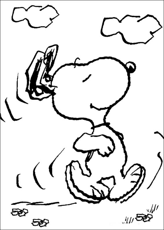 imagens do desenho snoopy para colorir