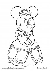 imagens para colorir minnie