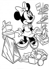 imprimir desenhos da minnie