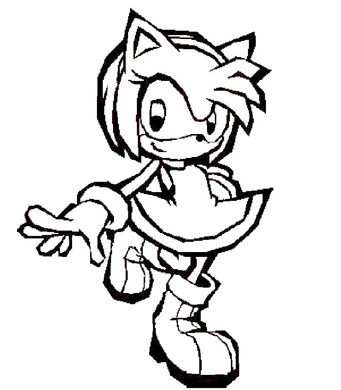 imprimir desenhos do sonic