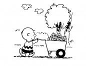 personagem snoopy para colorir