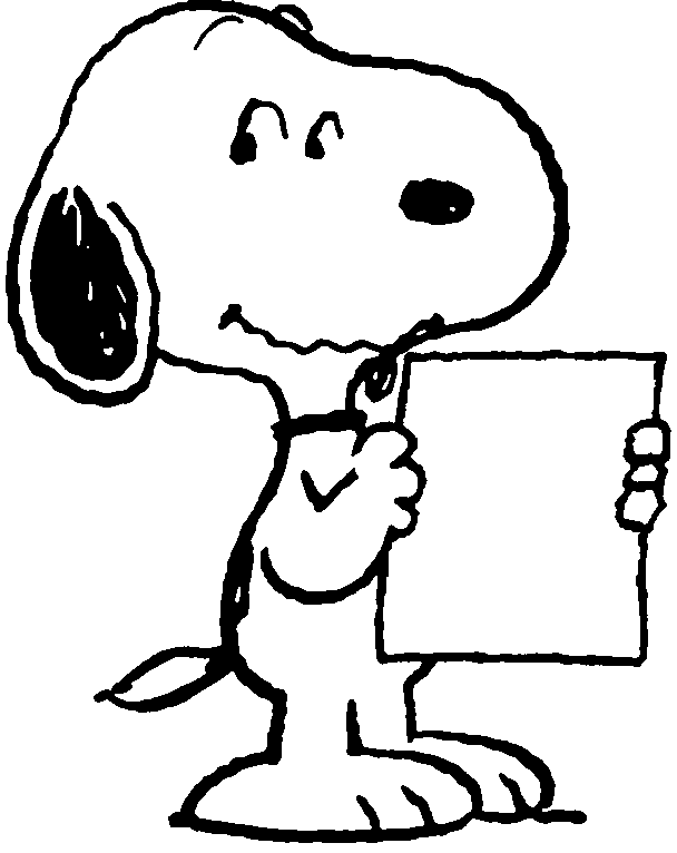 snoopy colorir