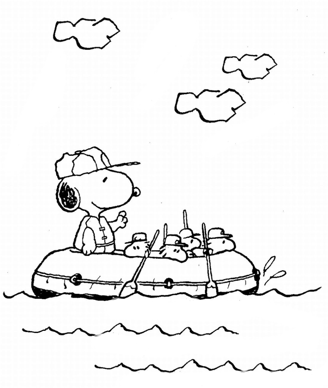 snoopy desenhos para coloir