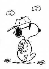 snoopy para imprimir