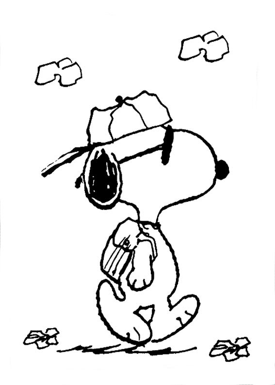 snoopy para imprimir