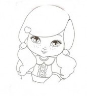 Desenhos de Boneca Jolie 2 para Colorir e Imprimir 