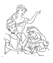 desenhos de princesas para colorir