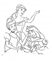 desenhos de princesas para colorir