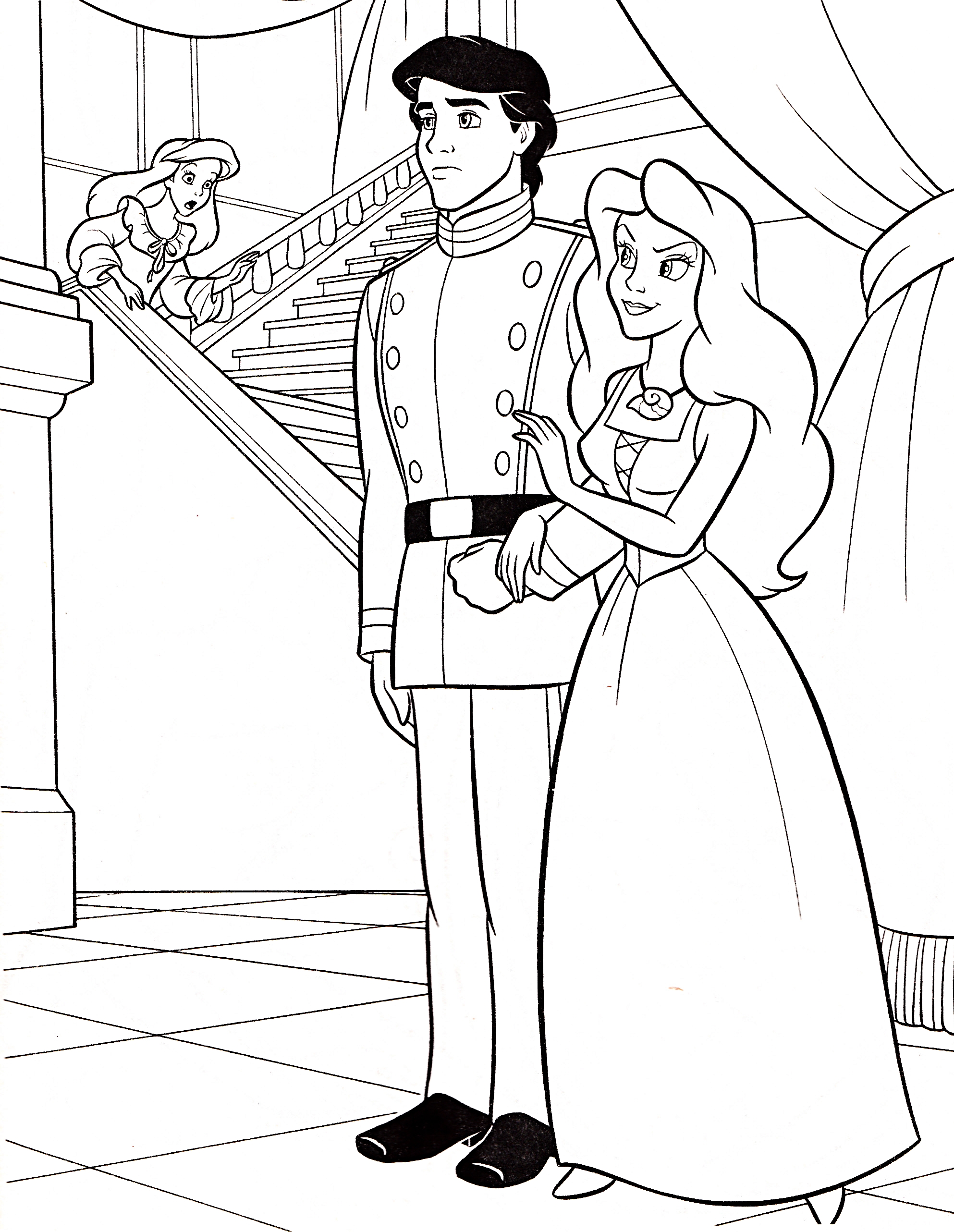 desenhos para colorir princesas disney