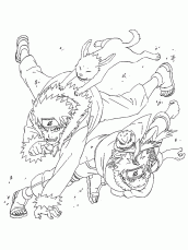 50 Desenho do NARUTO para Colorir e Pintar em folha inteira A4