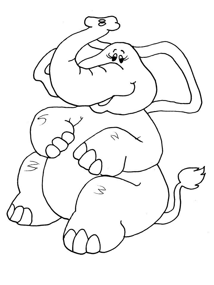 desenho de elefante para imprimir