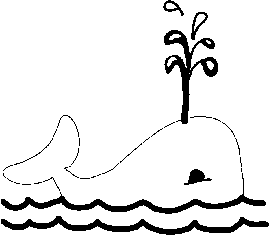 baleia para pintar