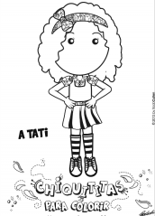 chiquititas para colorir – tati