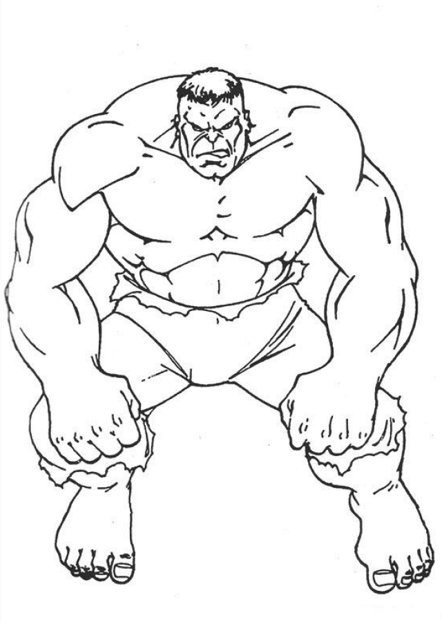 colorir hulk