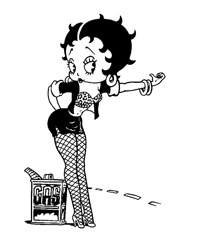 como desenhar a betty boop