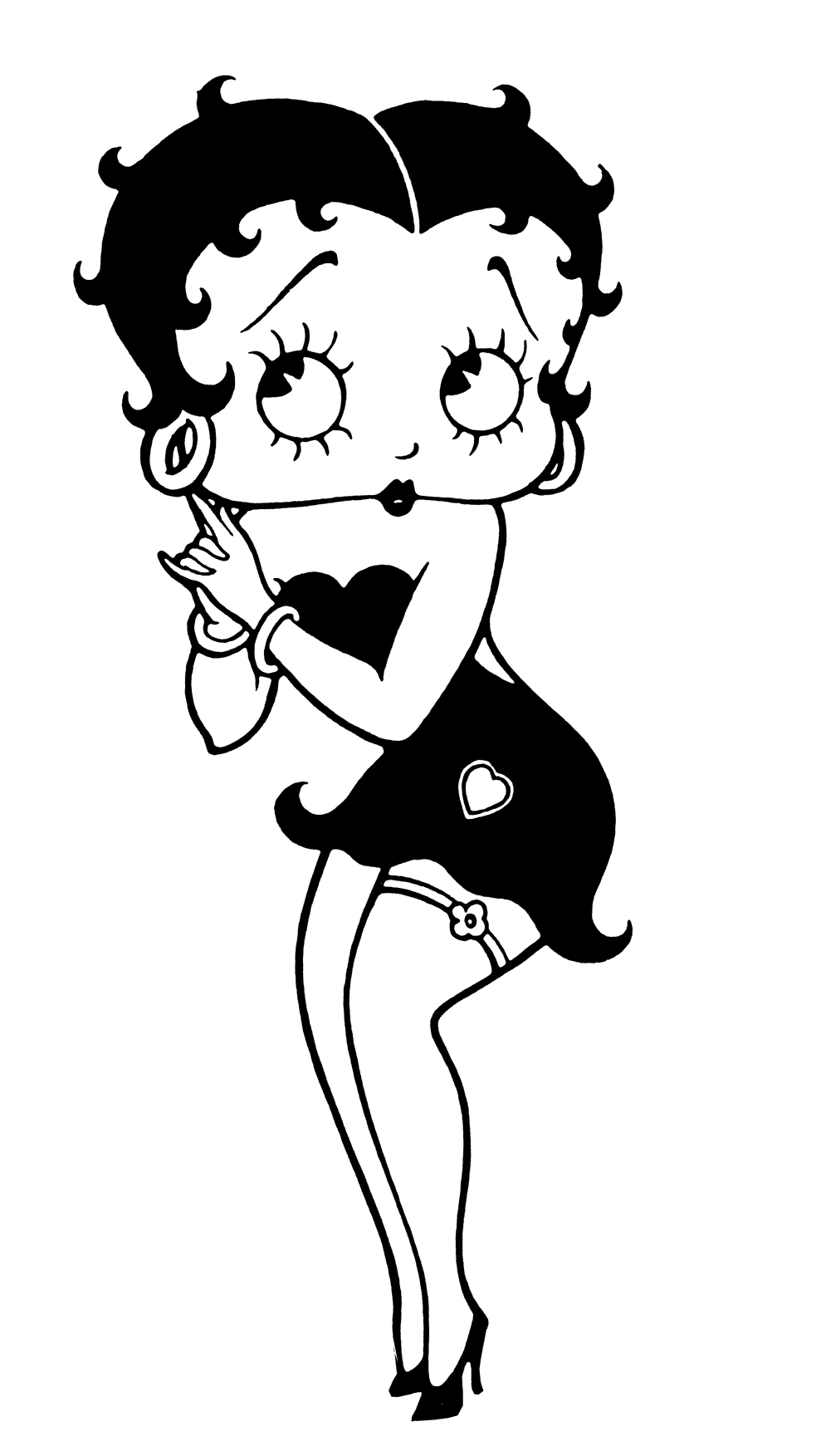 desenho da betty boop para imprimir