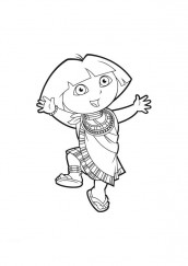 desenho da dora aventureira