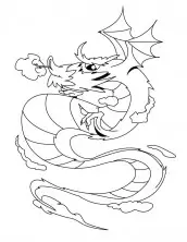 desenho de dragao para colorir