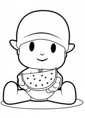 desenho de pocoyo para pintar