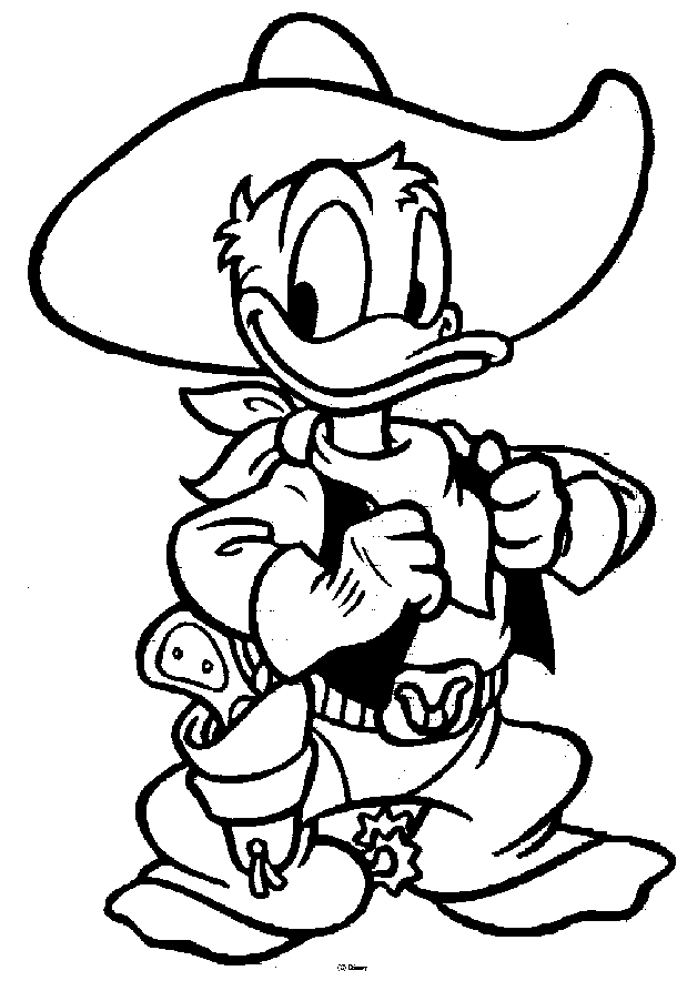 desenho do pato donald para colorir e imprimir