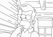 desenho dos simpsons para colorir