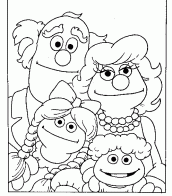 desenho familia para colorir