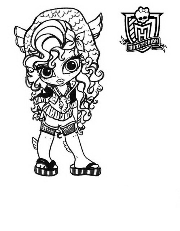 desenho para colorir monster high