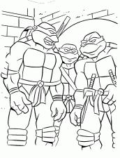 desenho para colorir tartaruga ninja