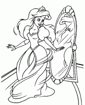 desenhos da ariel para colorir